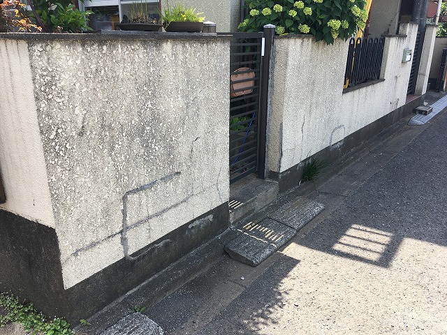 2018/07/14入間市住宅門塀塗装工事